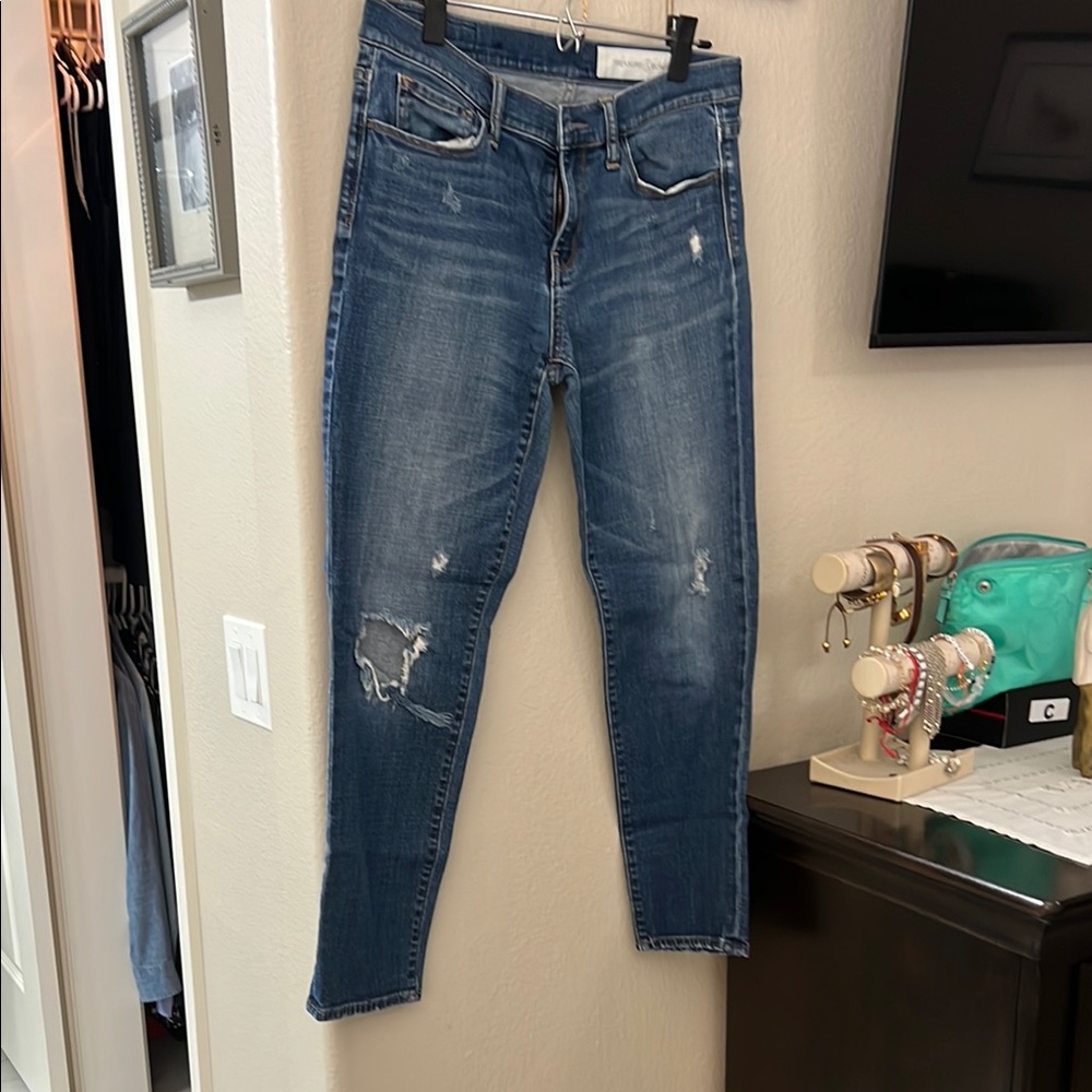 Treasure & Bond Blue Ankle Cropped Jeans